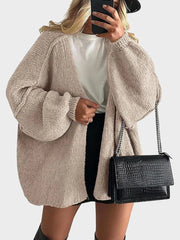 MAGIC CURVE Women’s Oversized Knit Cardigan Sweater