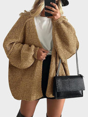 MAGIC CURVE Women’s Oversized Knit Cardigan Sweater