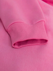 MAGIC CURVE Women Cotton Oversized Sweatshirts Autumn Thick Warm Fleece Loose Solid Pullover Hoodies